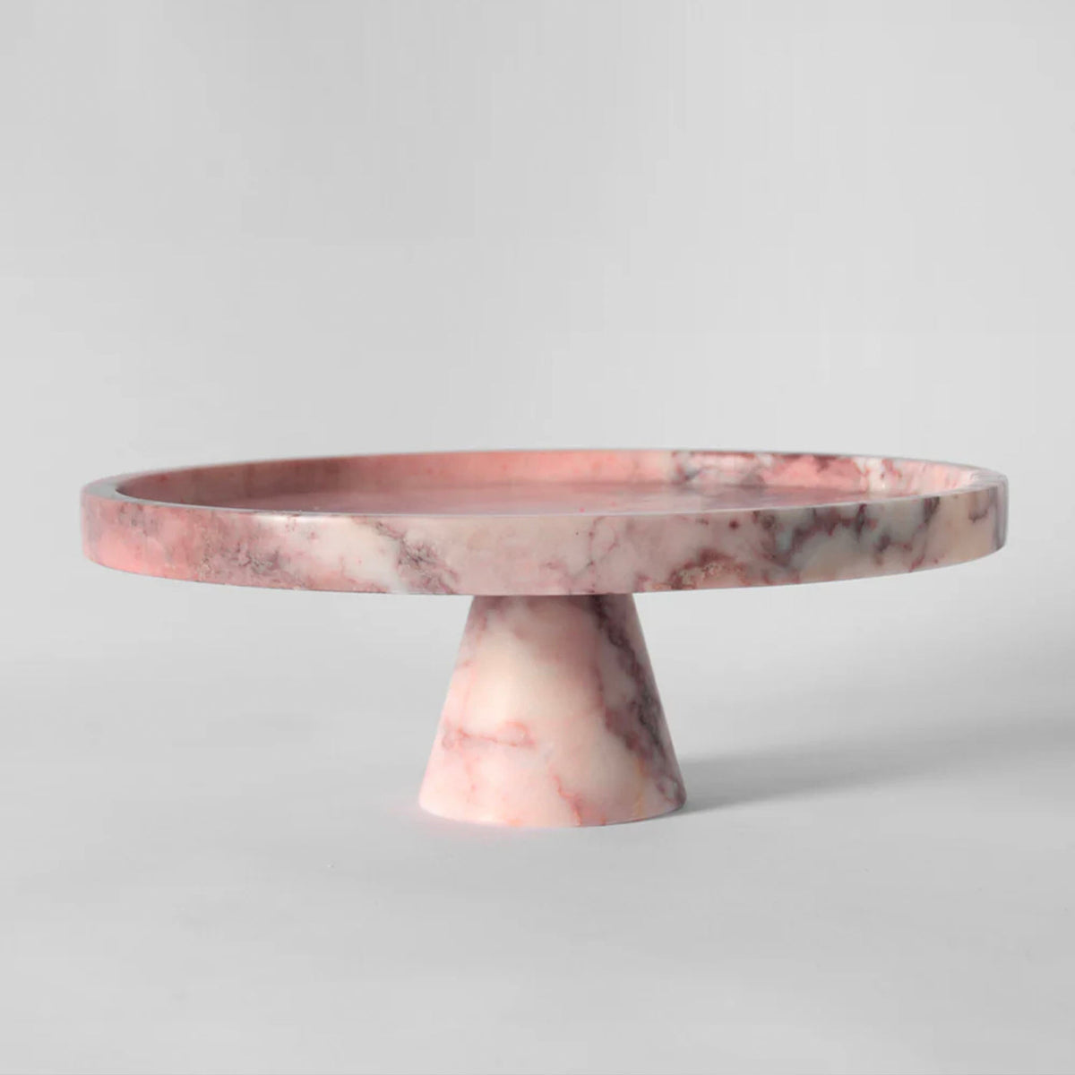 Tesk Marquina Marble Pedestal Tray