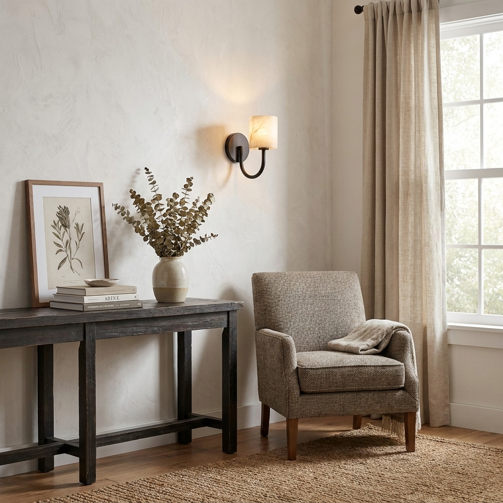 Sedgewick Alabaster Wall Sconce