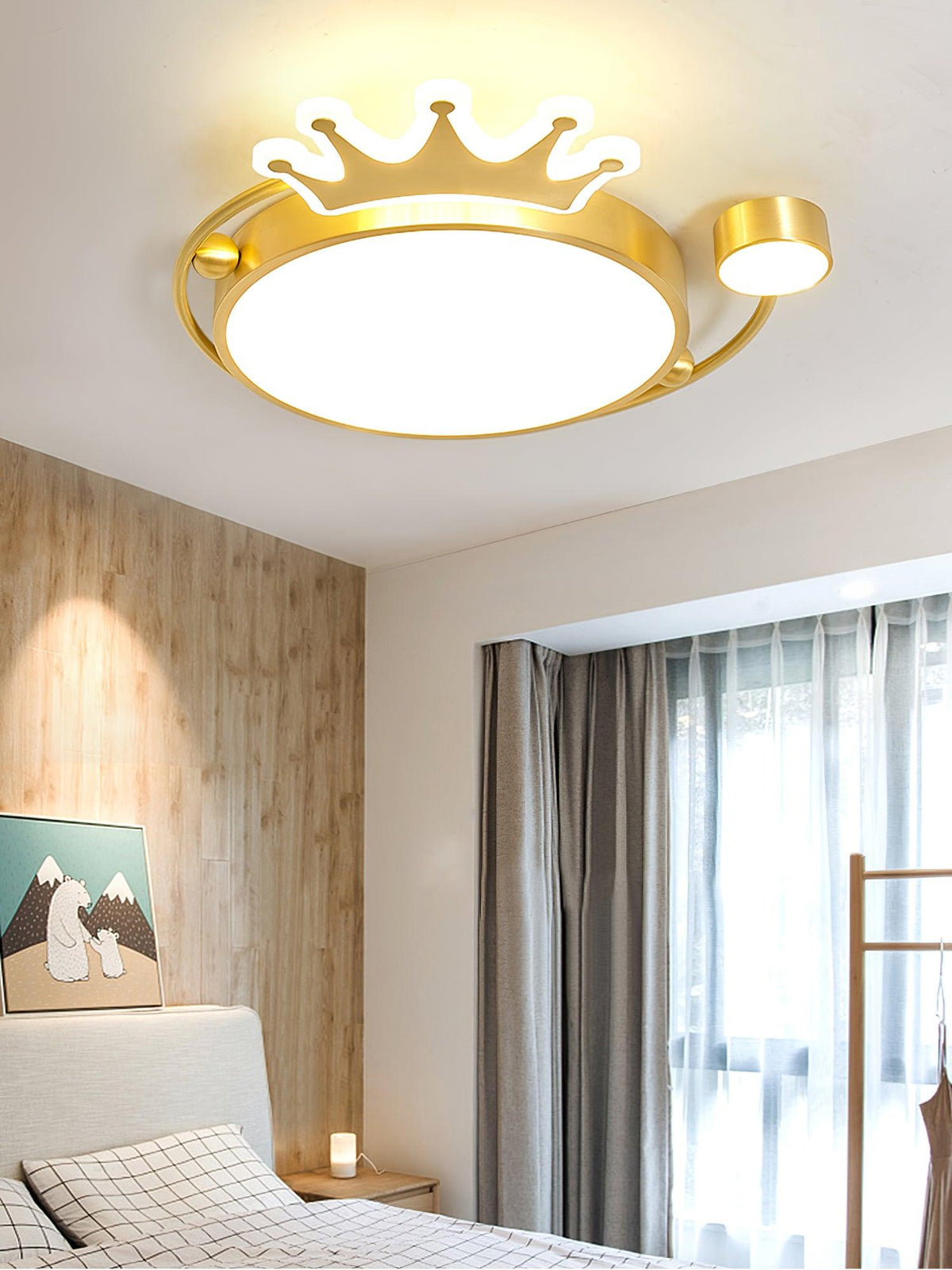 Aloror Classic Art Crown Ceiling Light
