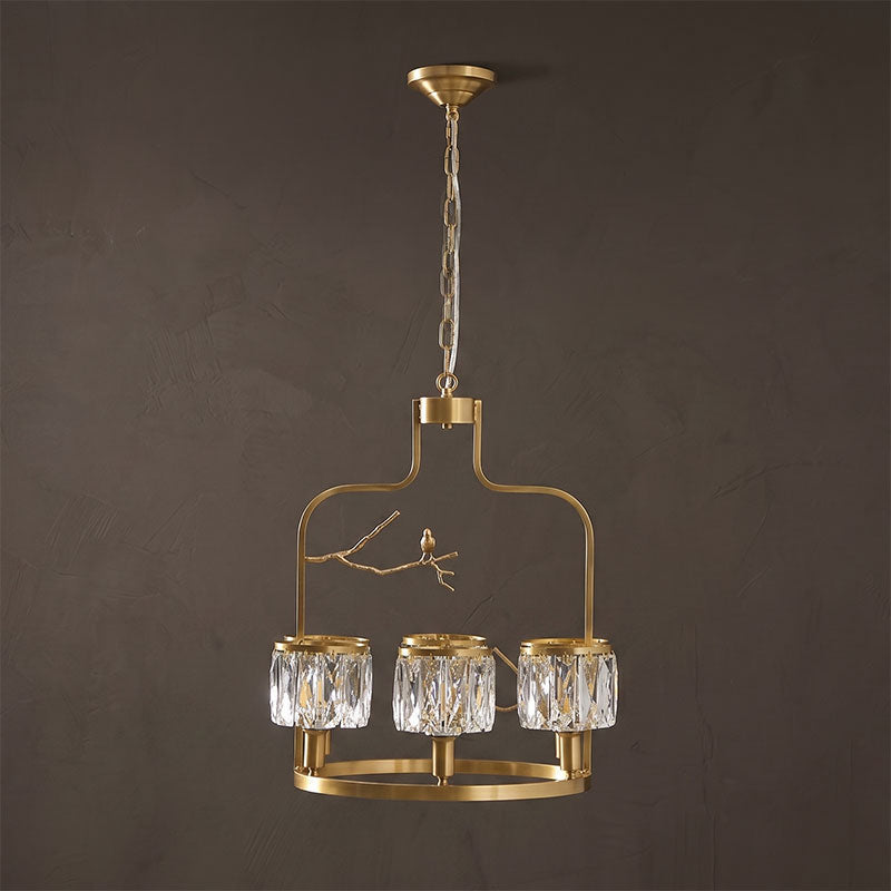 Bunoa Crystal Bird Chandelier