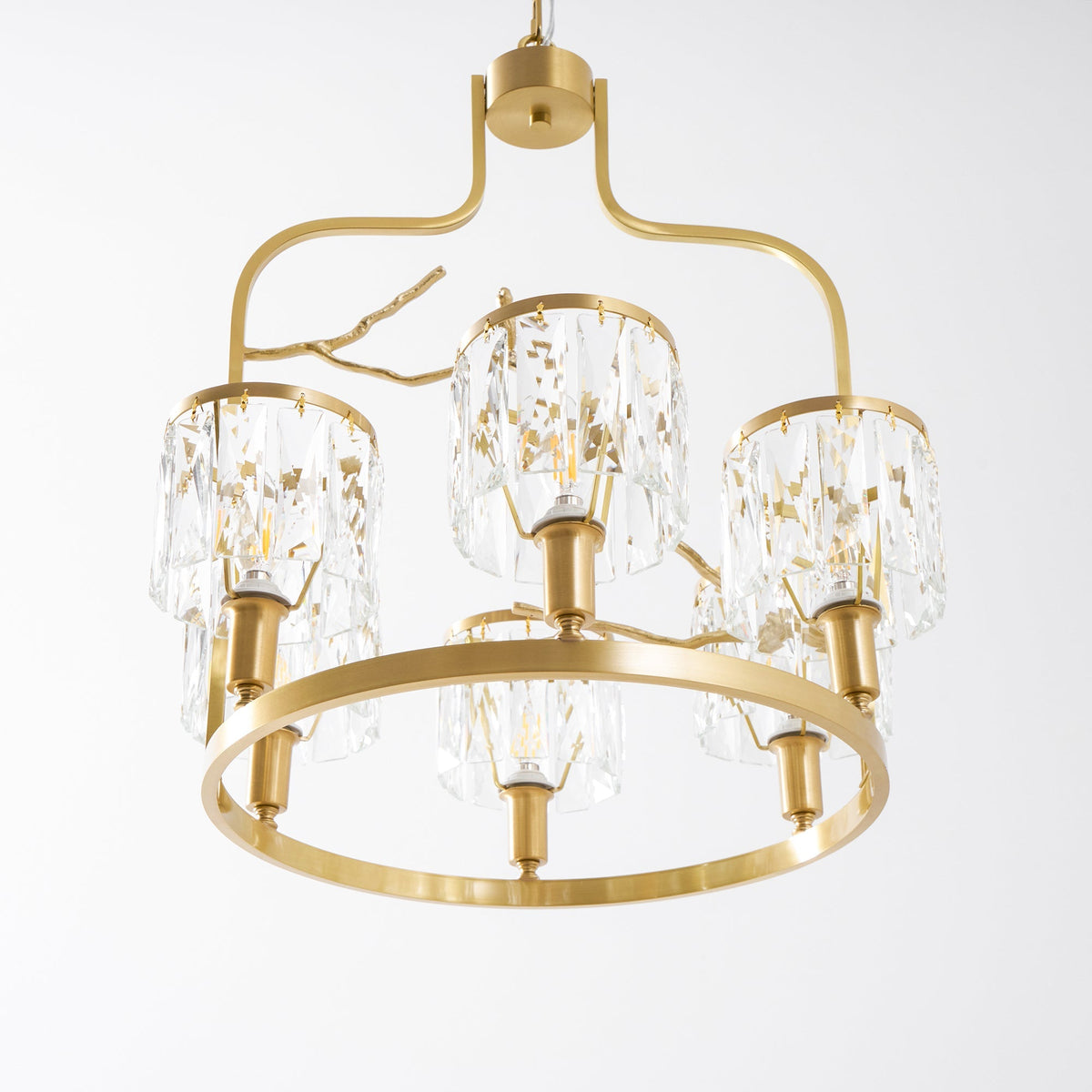 Bunoa Crystal Bird Chandelier