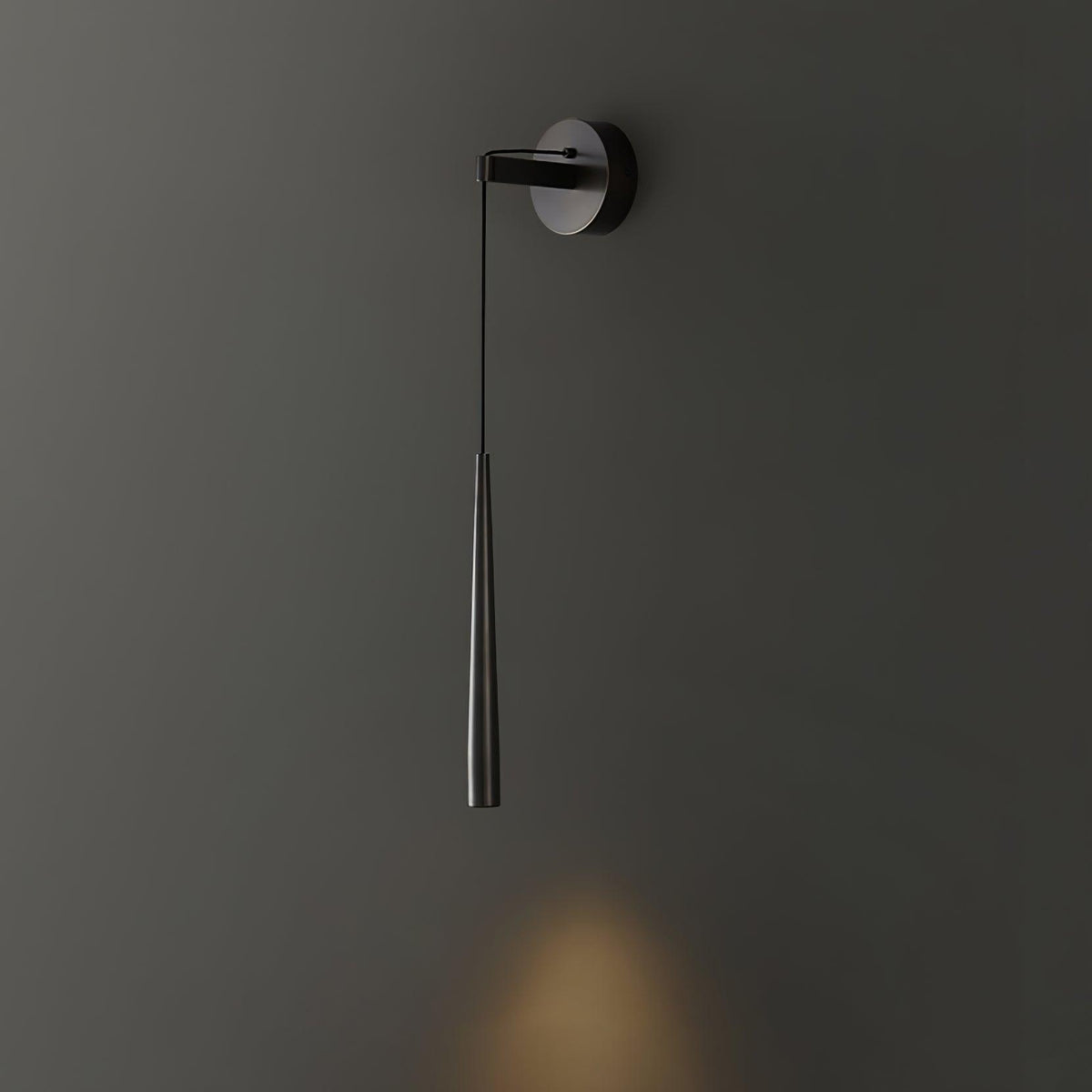 Dava Modern Minimalist Conical Crystal Wall Lamp