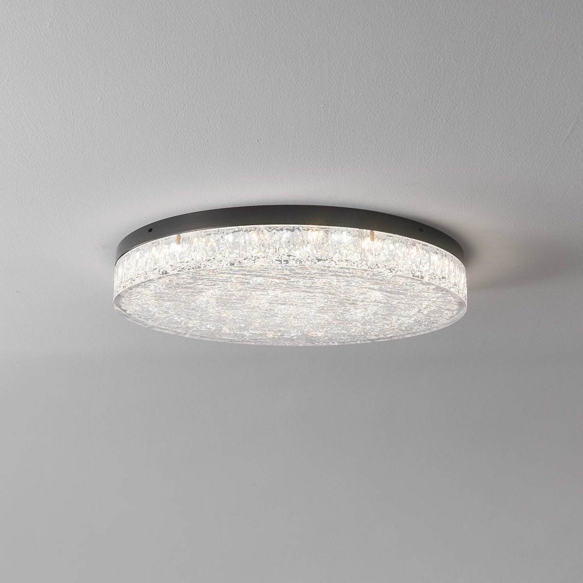 Elyelaine Postmodern Luxury Core Crystal Resin Ceiling Lamp