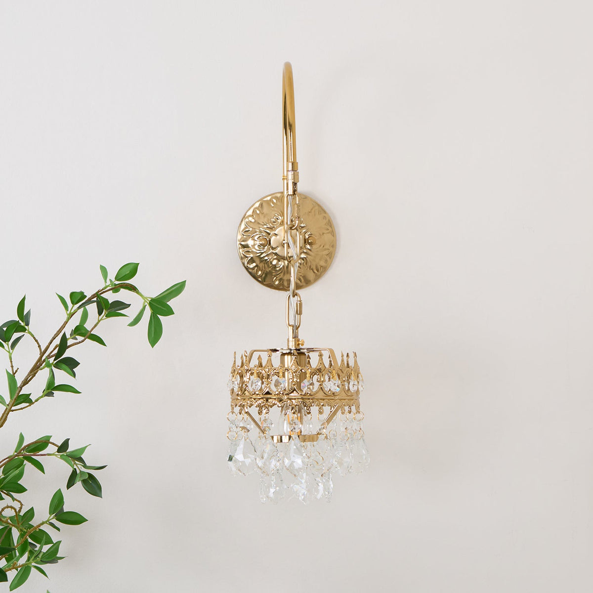 Ivmarila Nordic Art Crown Crystal Sconce Wall lamp