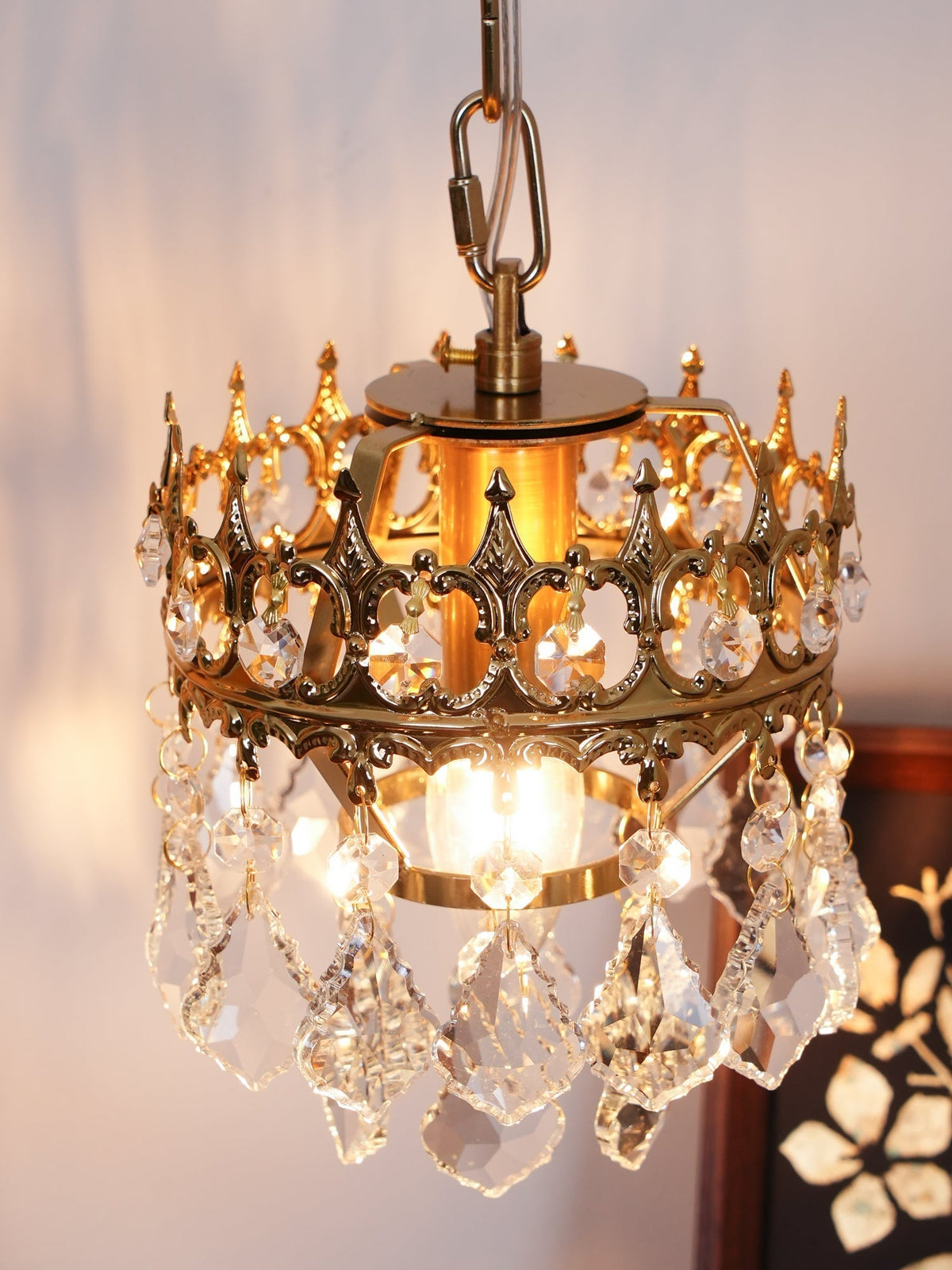 Ivmarila Nordic Art Crown Crystal Sconce Wall lamp