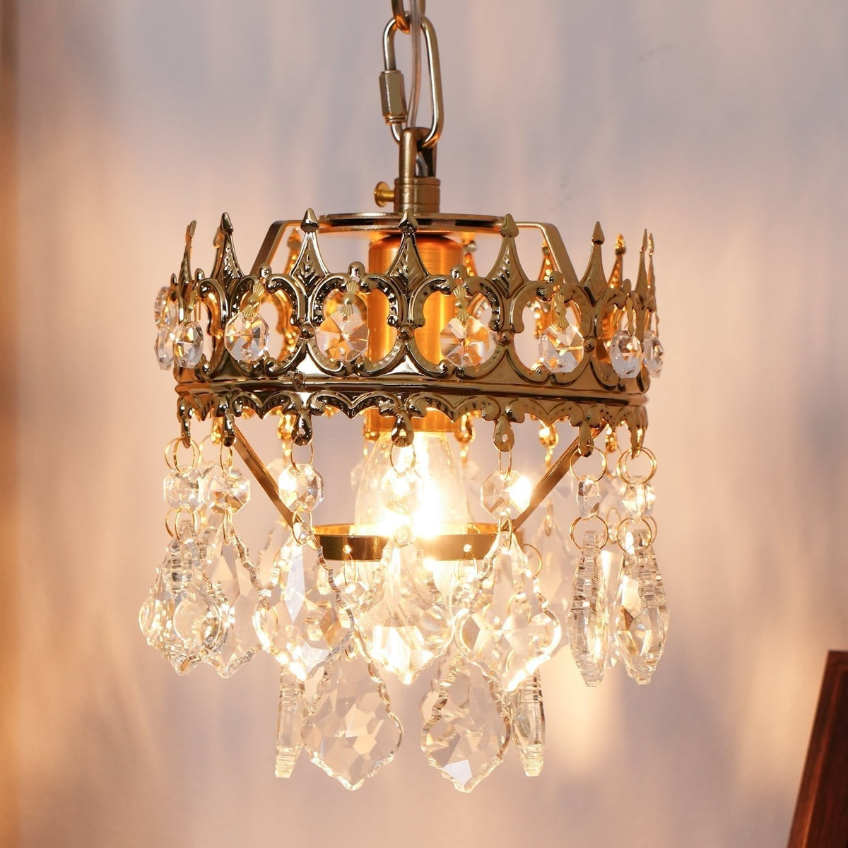 Ivmarila Nordic Art Crown Crystal Sconce Wall lamp