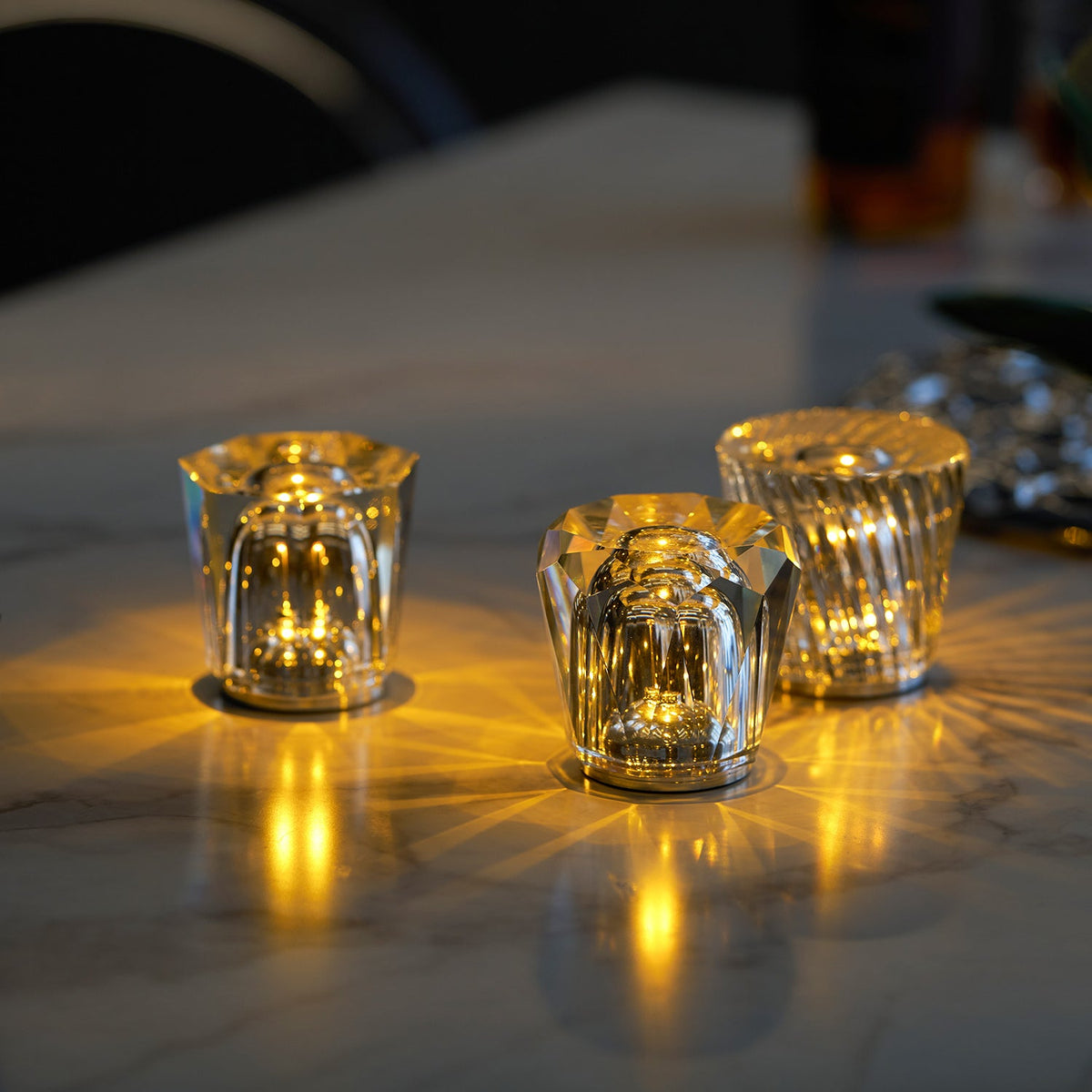 Goldwick Crystal Cordless Table Lamp