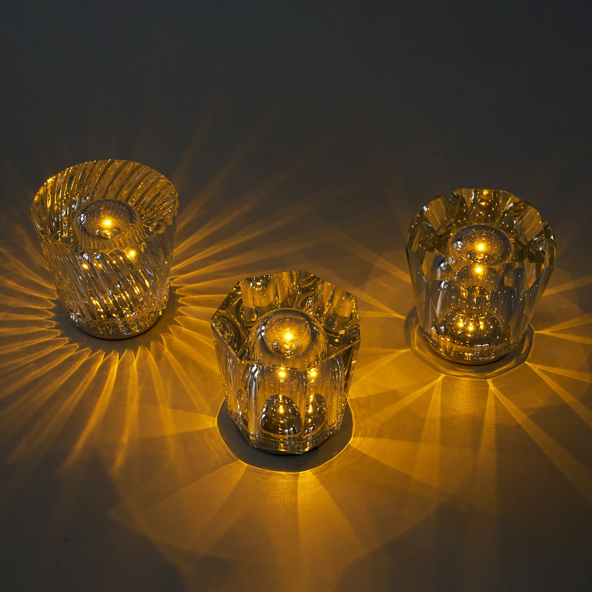 Goldwick Crystal Cordless Table Lamp