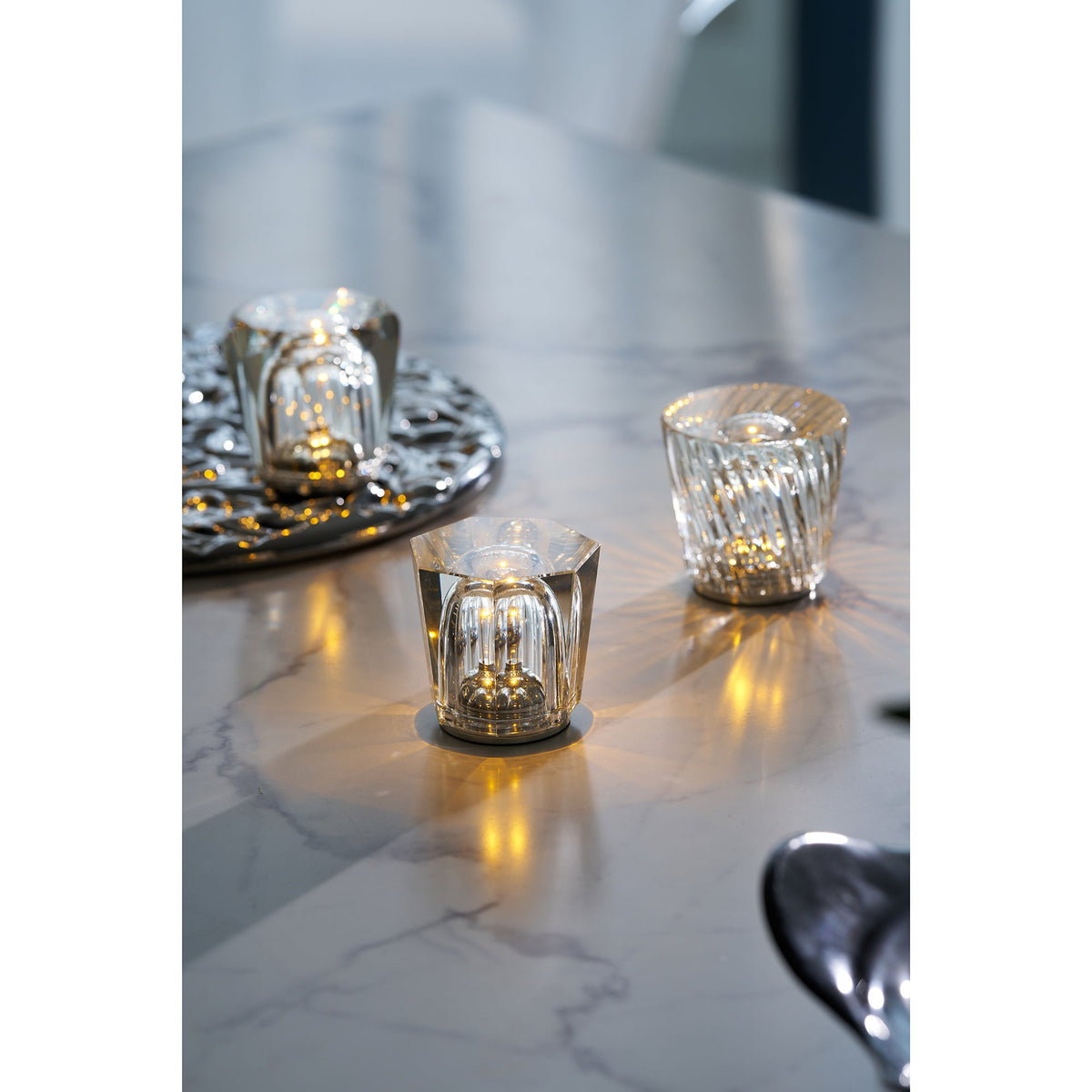 Goldwick Crystal Cordless Table Lamp