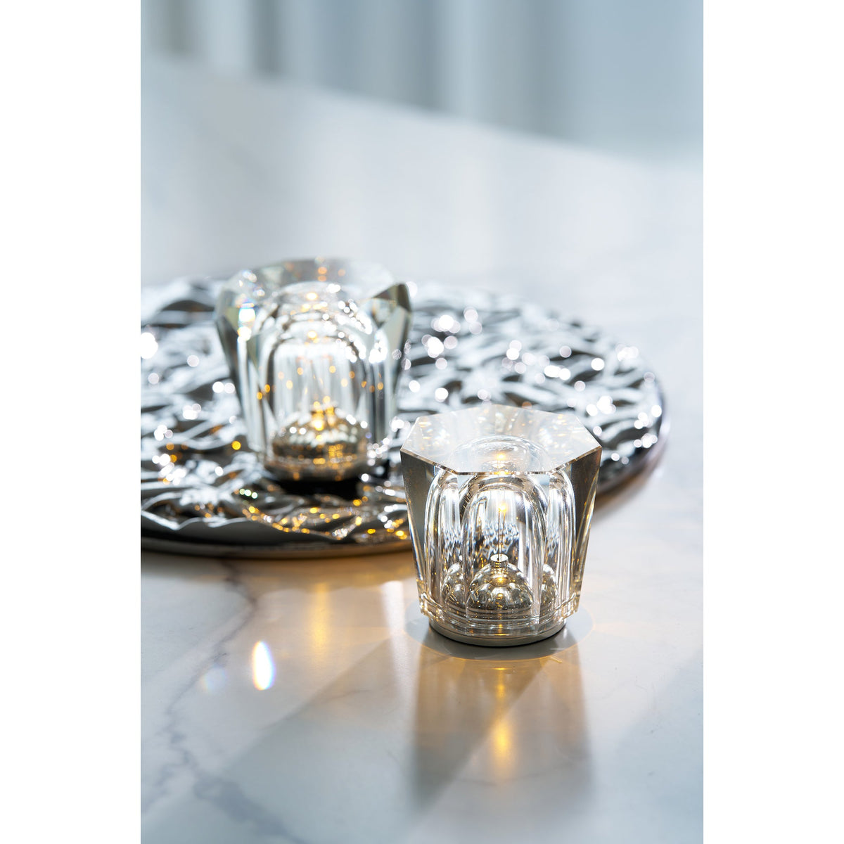 Goldwick Crystal Cordless Table Lamp