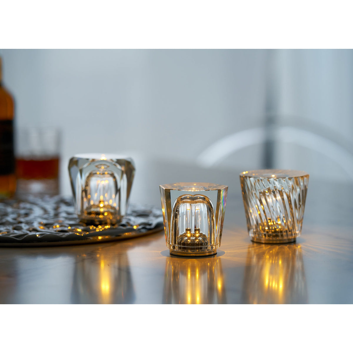 Goldwick Crystal Cordless Table Lamp