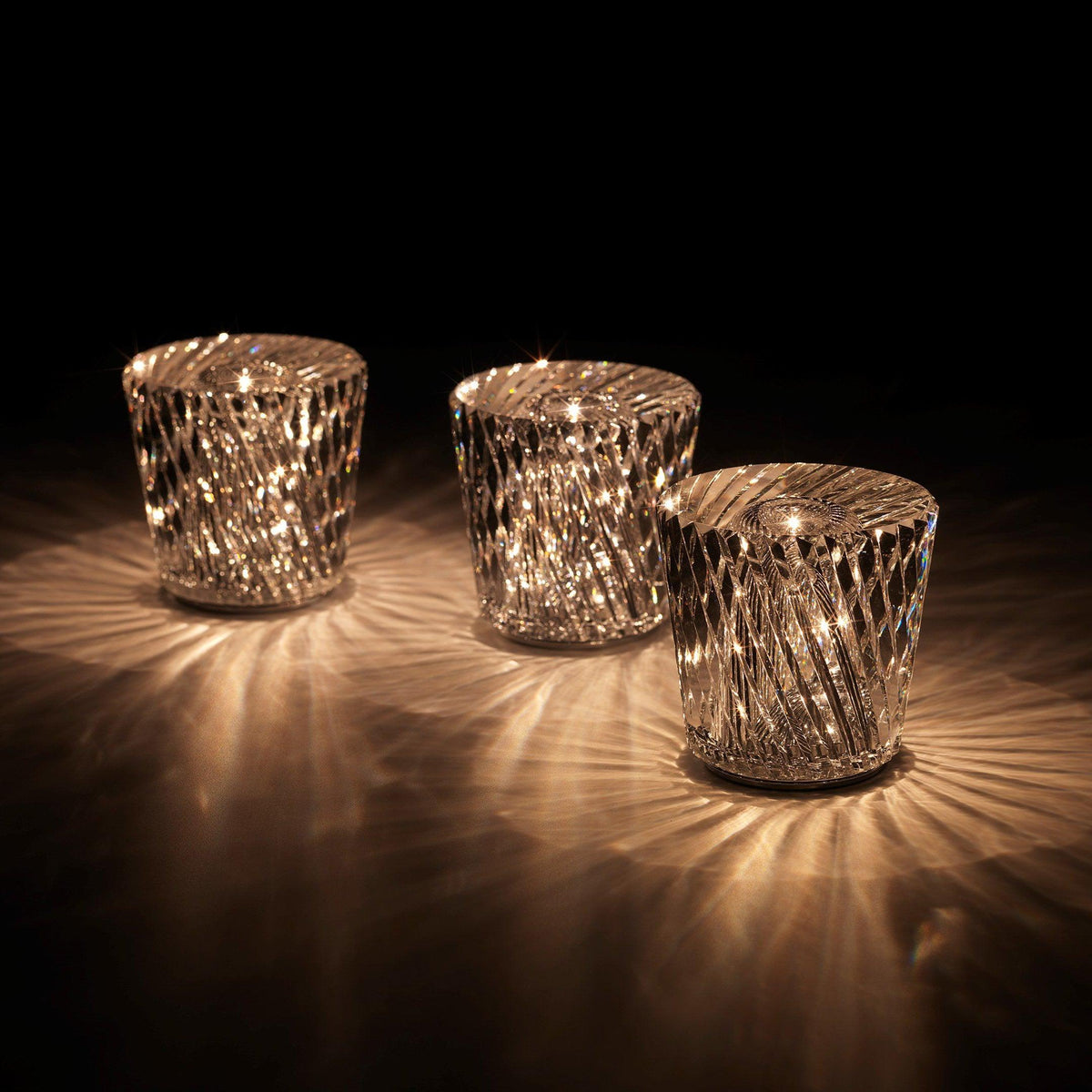 Goldwick Crystal Cordless Table Lamp