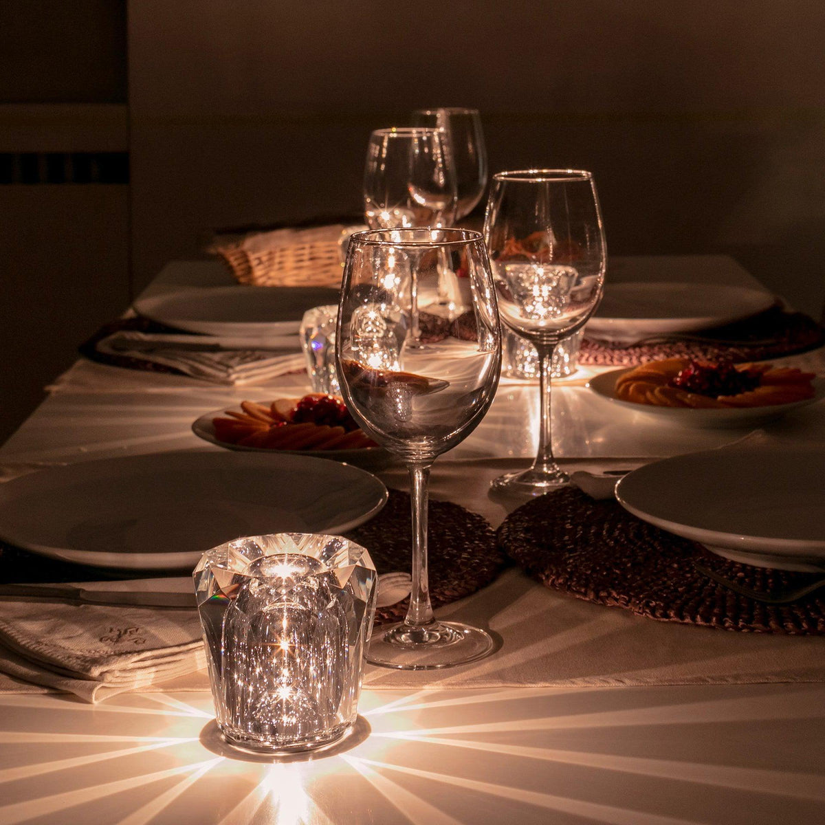 Goldwick Crystal Cordless Table Lamp