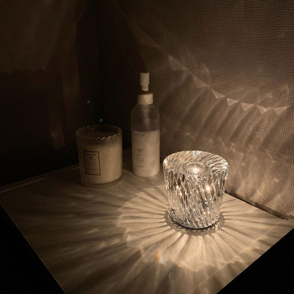 Goldwick Crystal Cordless Table Lamp