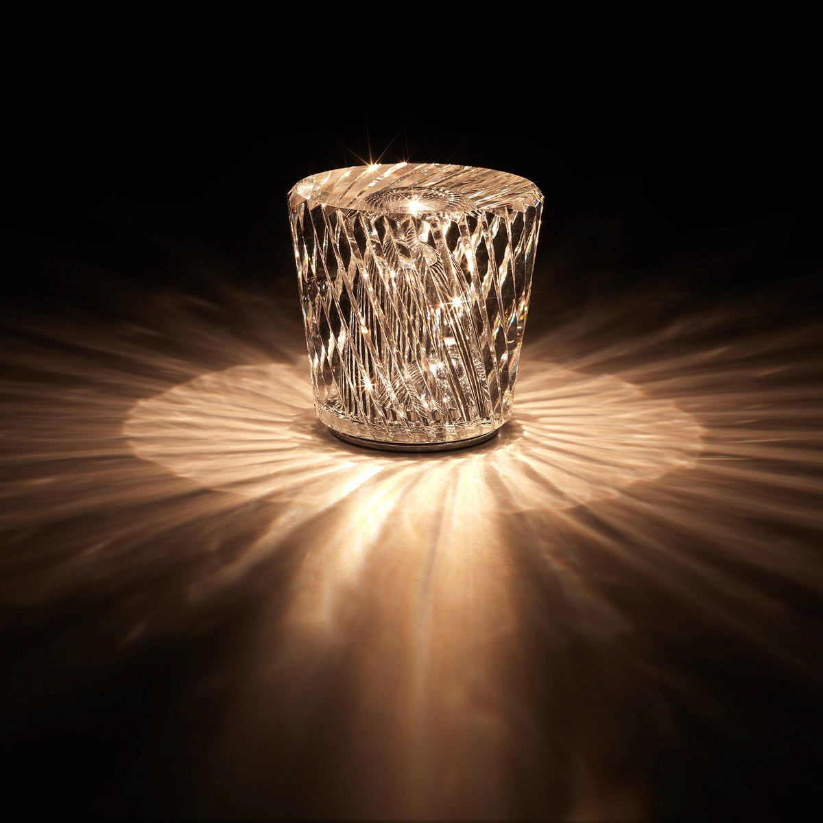 Goldwick Crystal Cordless Table Lamp