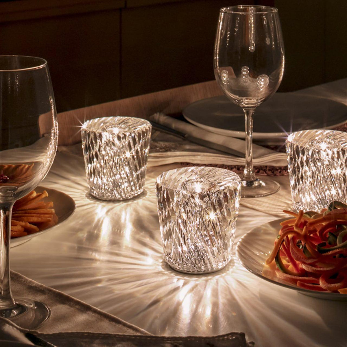 Goldwick Crystal Cordless Table Lamp