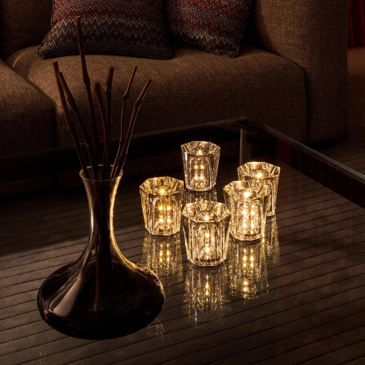 Goldwick Crystal Cordless Table Lamp