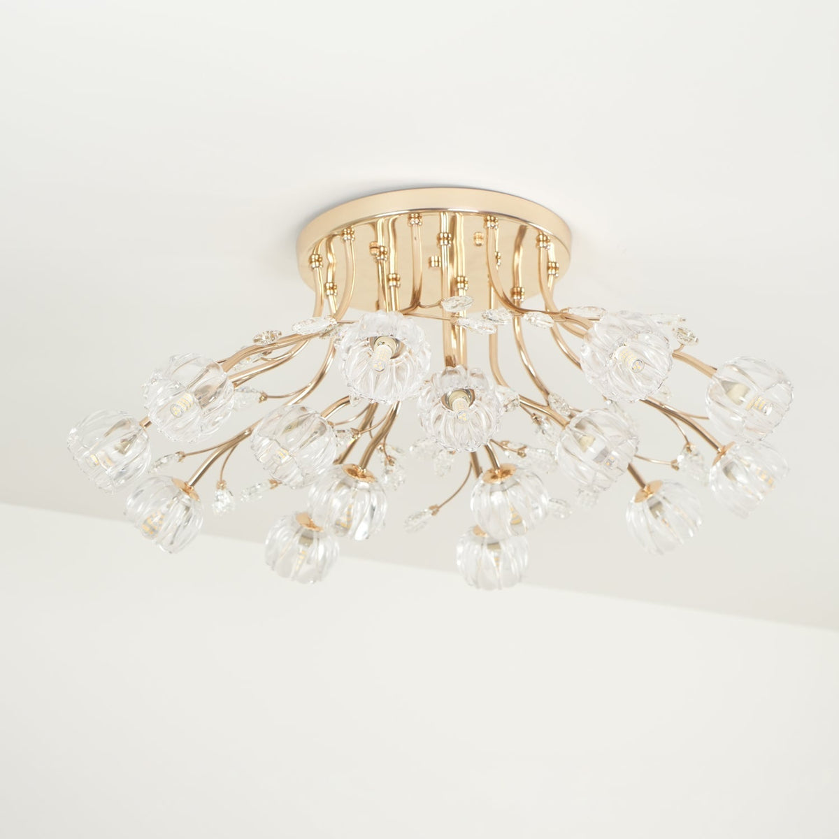 Elyinira Postmodern Luxury Flower Crystal Ceiling Light