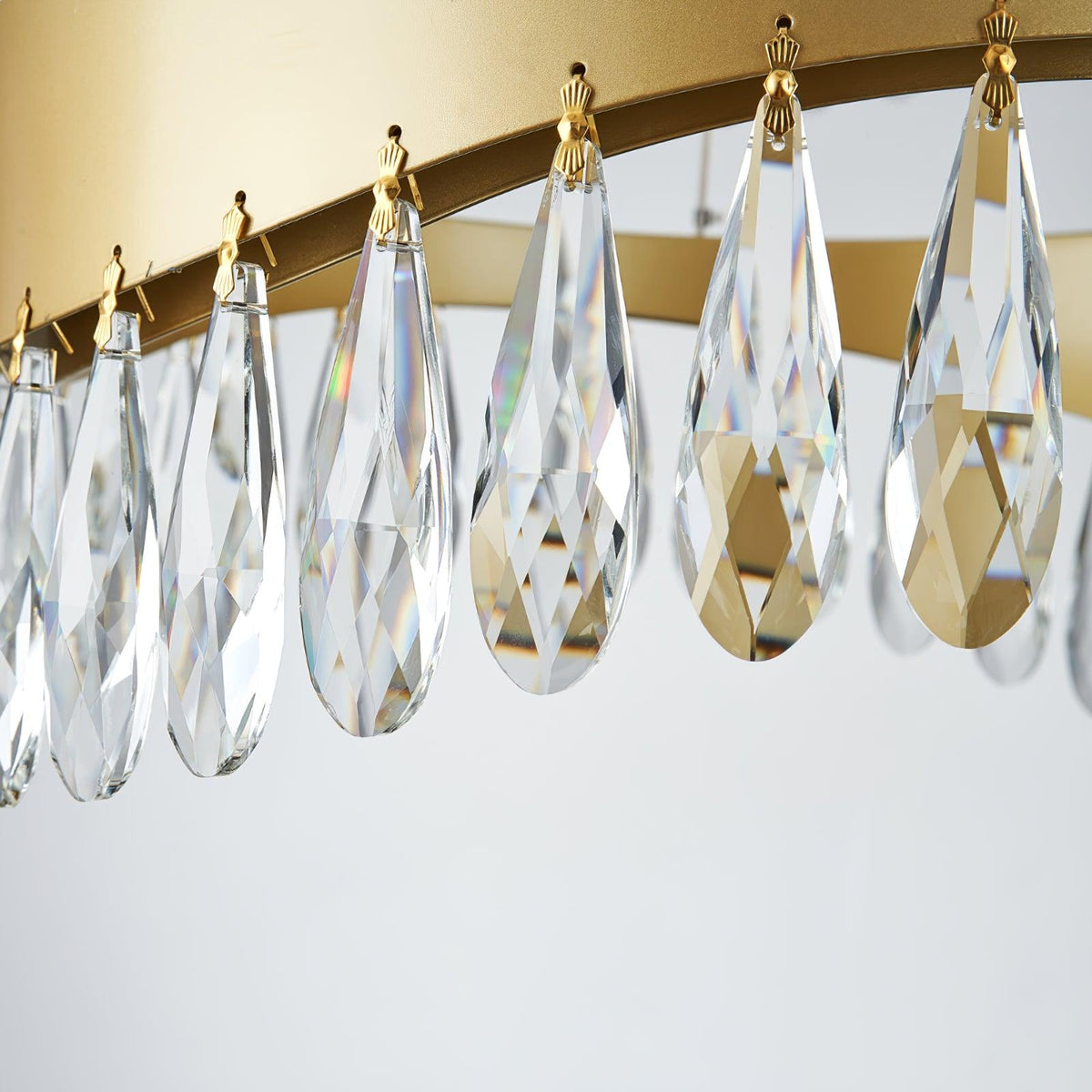 Cana Chandelier Crystal Ring LED Polished