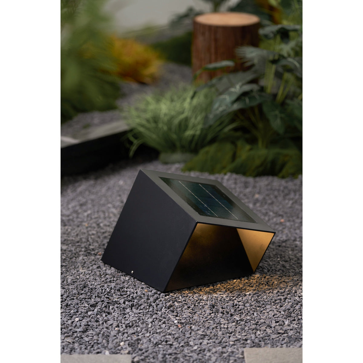 Evsore Unique Cube Garden Solar Outdoor Light