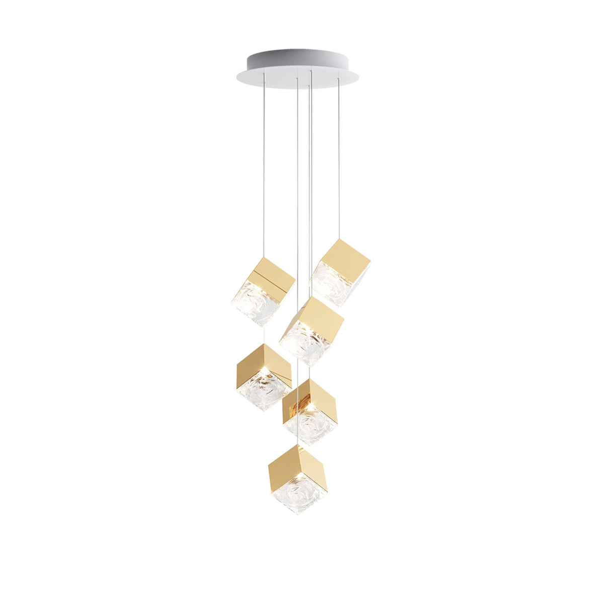 Prismatic Vapor Chandelier