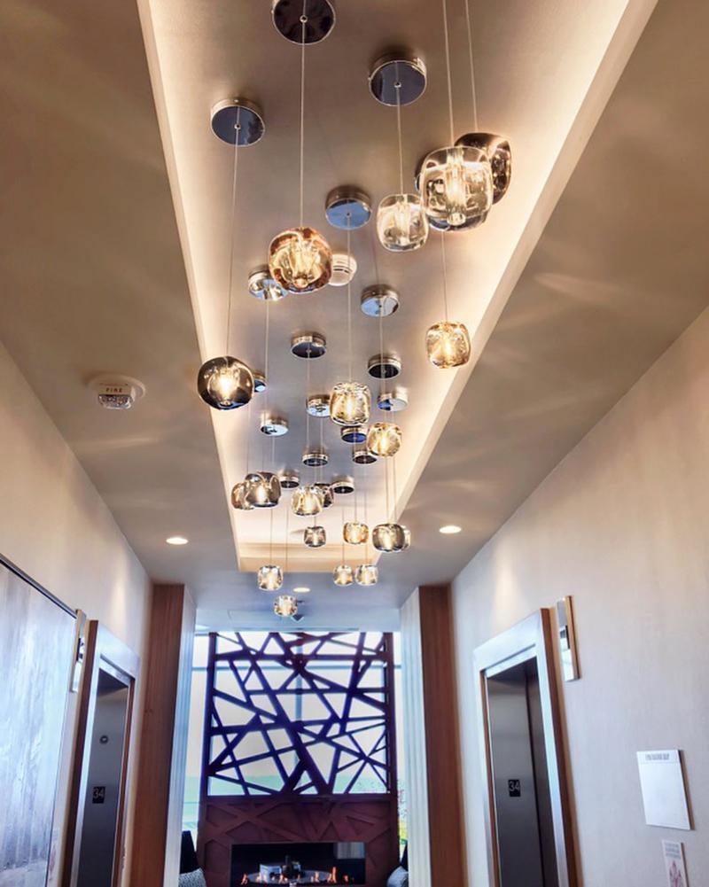 Glowcube Modern Crystal Chandelier