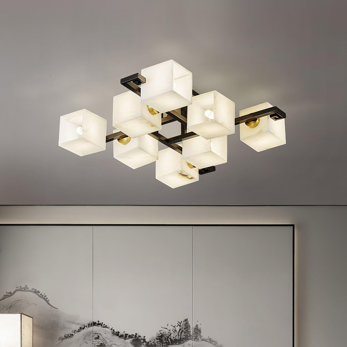 Kaelen Alabaster Ceiling Light