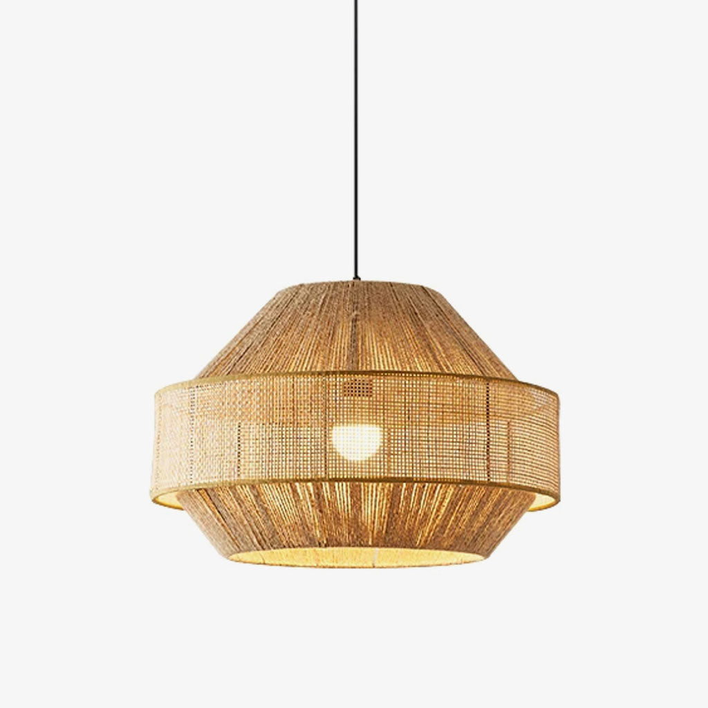 Avelmere Woven Rattan Pendant Lamp