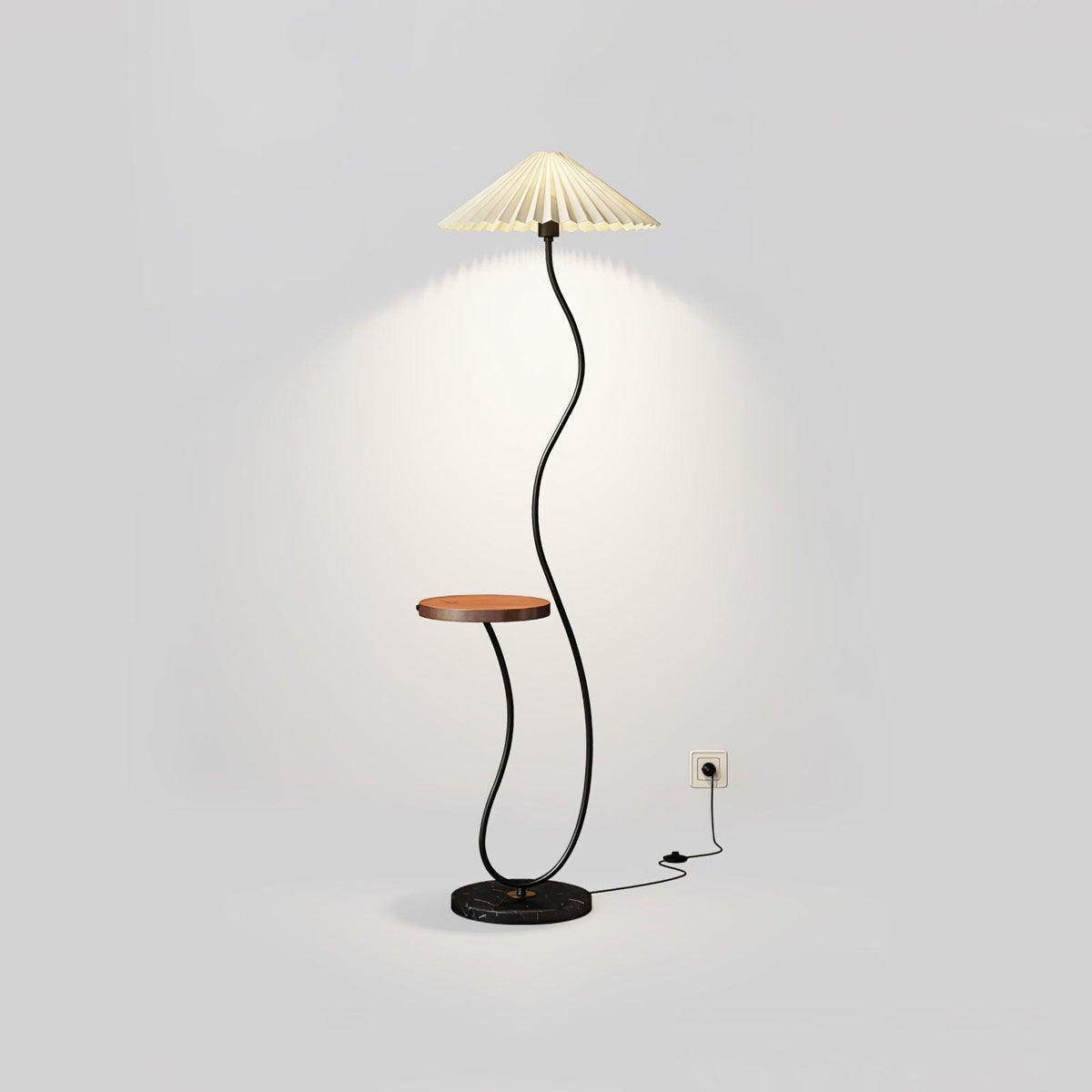 Ghel Minimalist Wood Floor Lamp