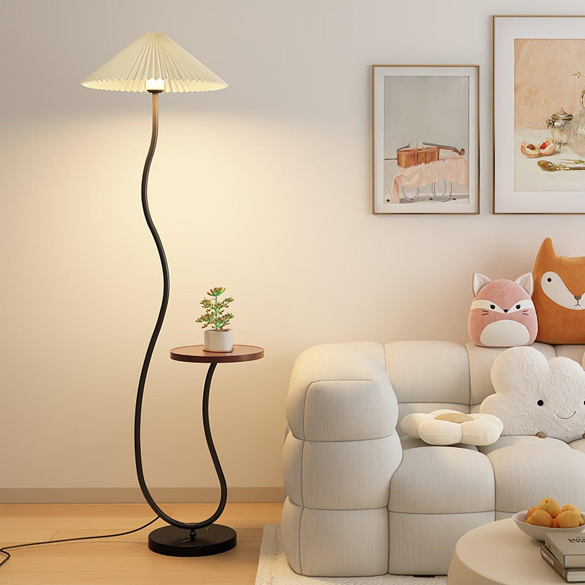 Ghel Minimalist Wood Floor Lamp