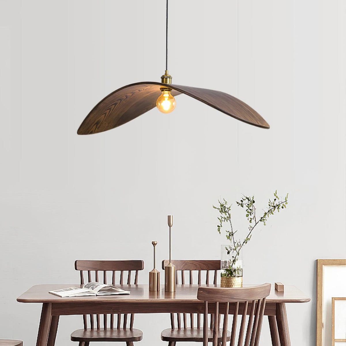 Palten Nordic Art Wooden Pendant Lamp