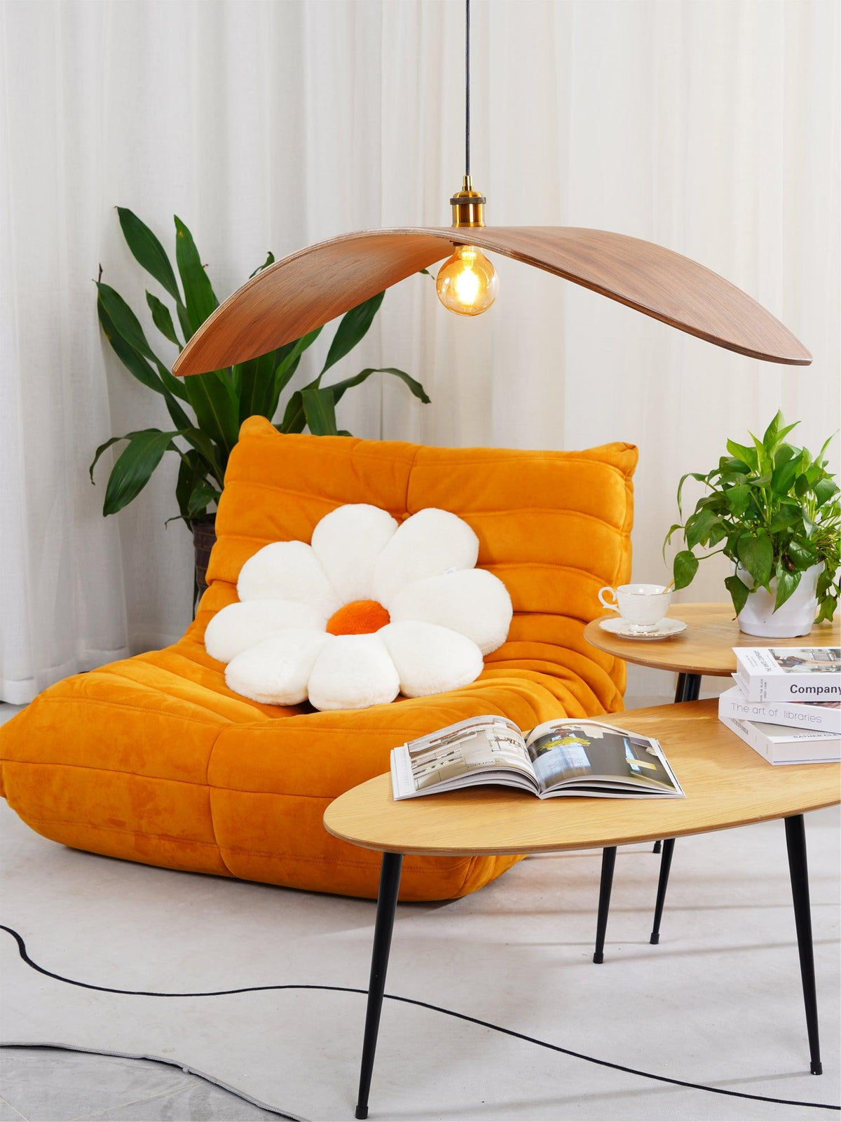 Palten Nordic Art Wooden Pendant Lamp