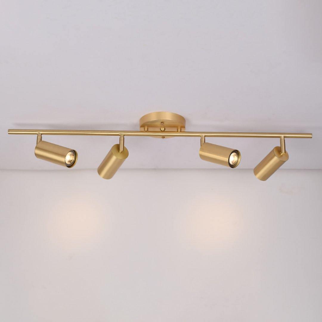 Grover Rotatable Brass Spotlight Wall Light