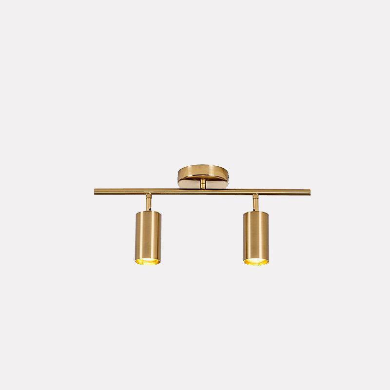 Grover Rotatable Brass Spotlight Wall Light