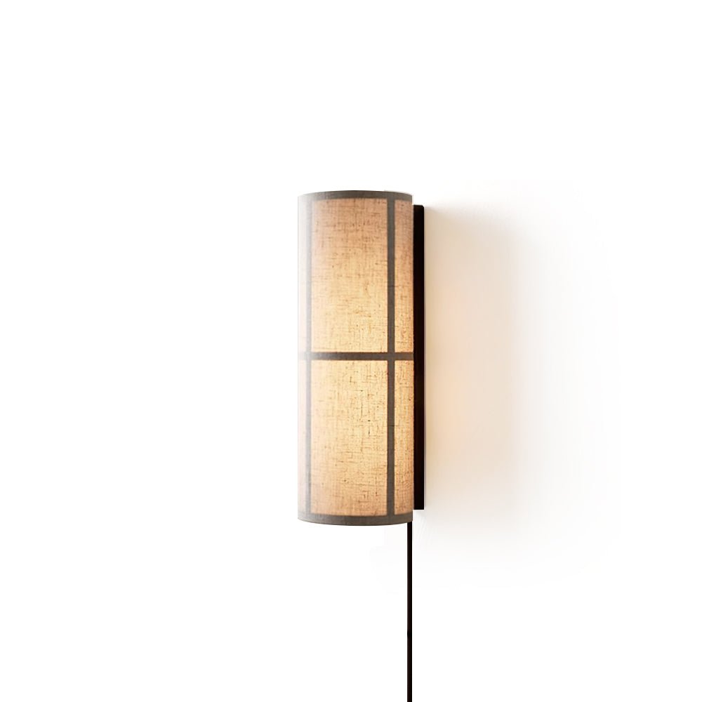 Seraniella Cylinder Nordic Art Plug-in Fabric Wall Lamp