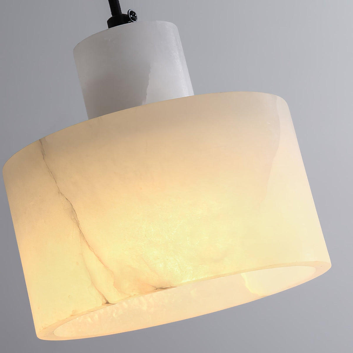 Alabaster  Pendant Lgiht Dual Cylindrical