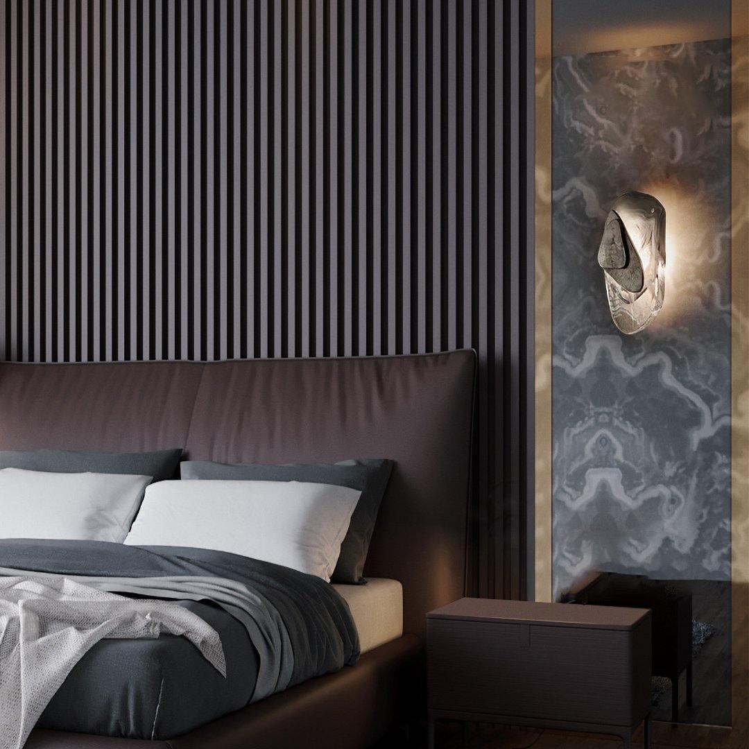 Gana Premium Nordic Art Glass Wall Lamp