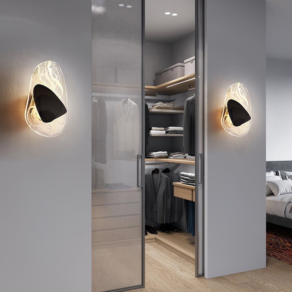 Gana Premium Nordic Art Glass Wall Lamp