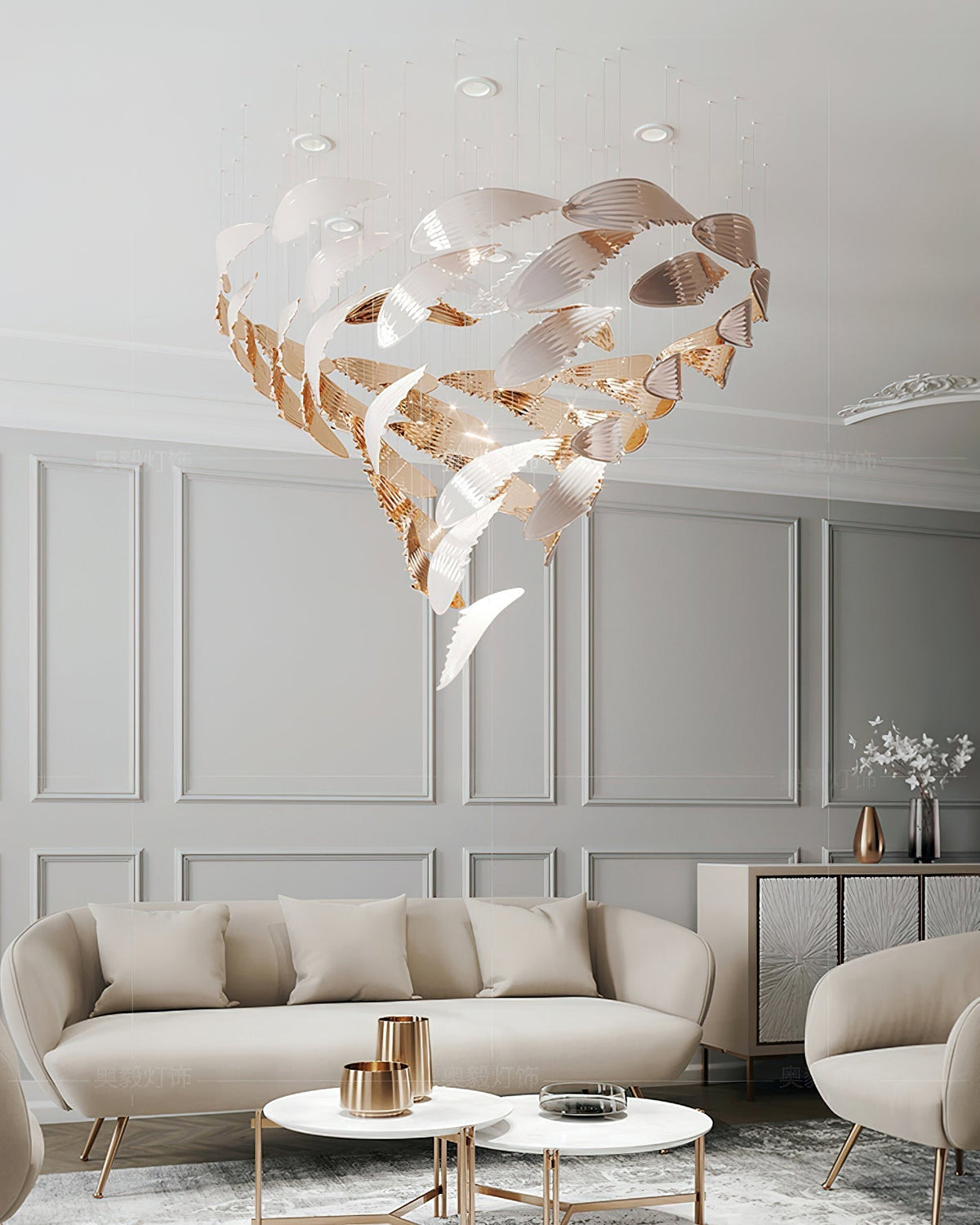 Alvenan Bird Flock Chandelier