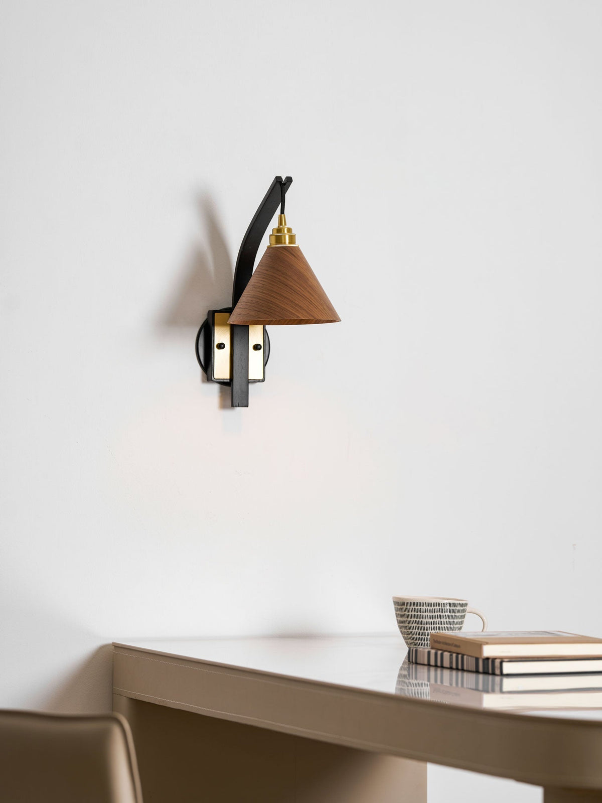 Jeva Camber Arc Indoor Wall Light