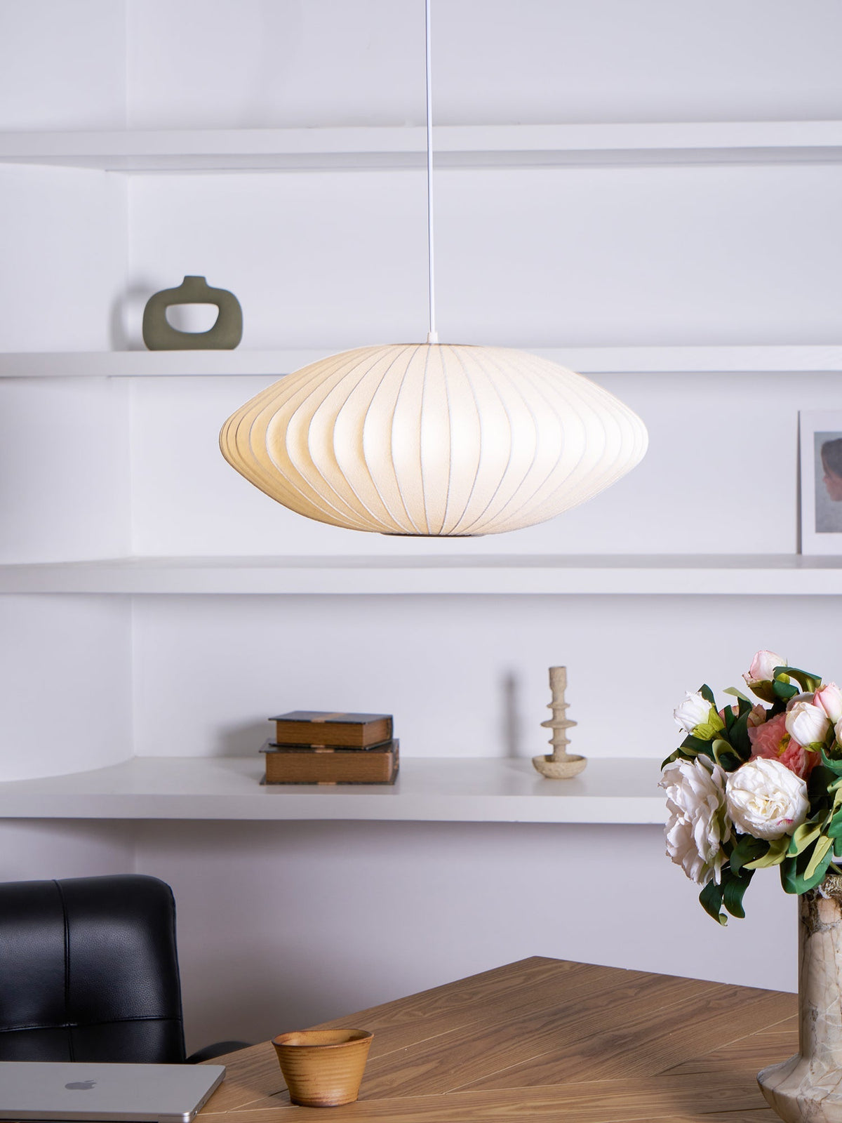 Nebula Bubble Mulberry Silk Pendant Lamp