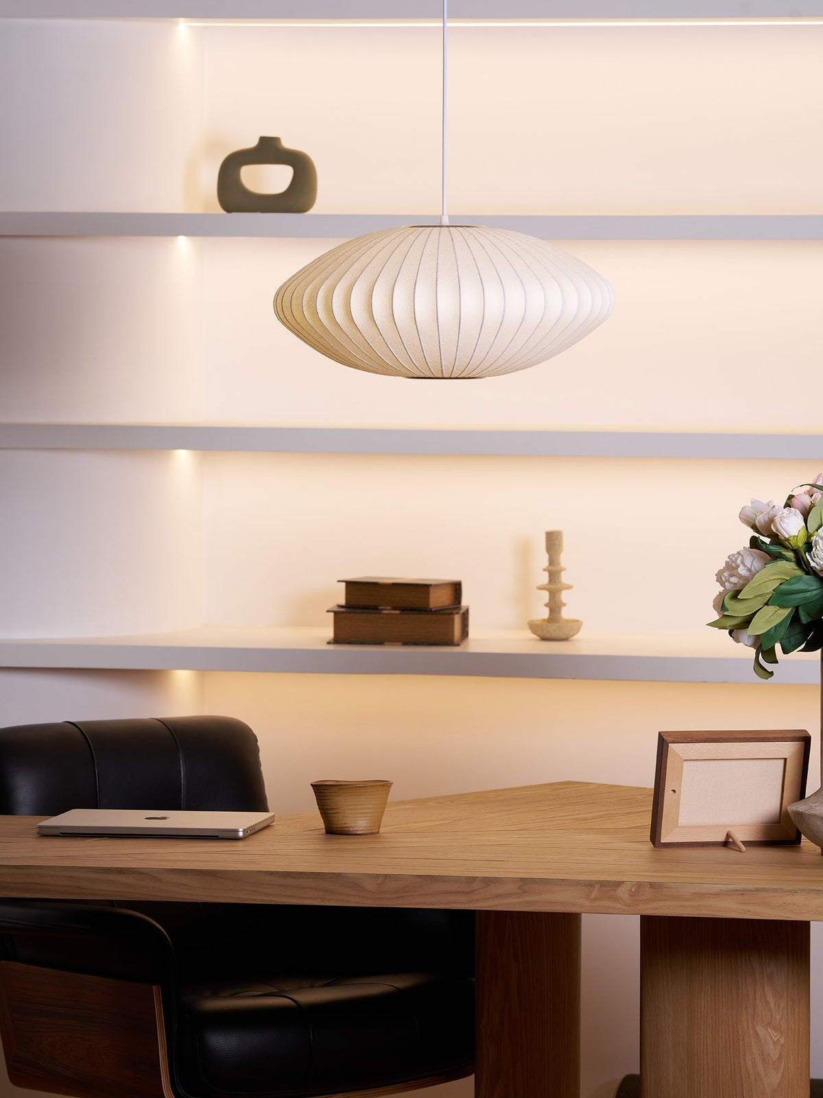 Nebula Bubble Mulberry Silk Pendant Lamp