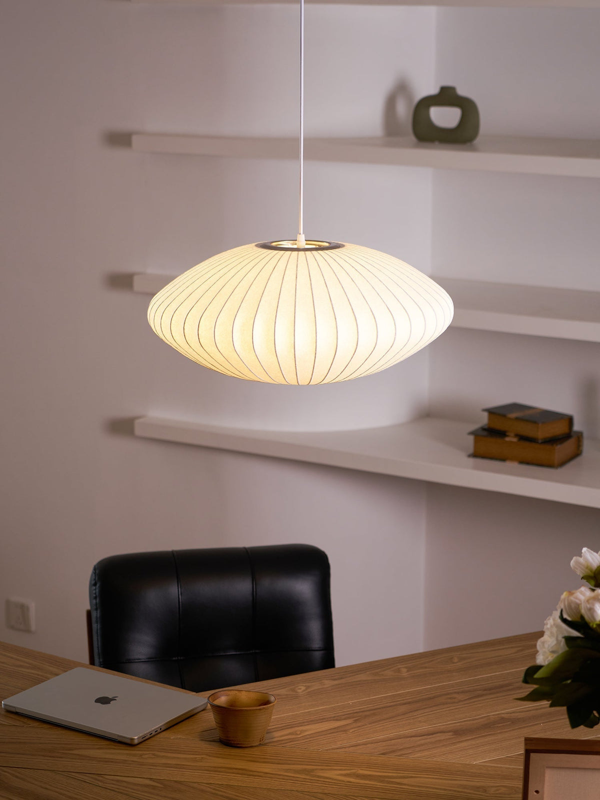 Nebula Bubble Mulberry Silk Pendant Lamp