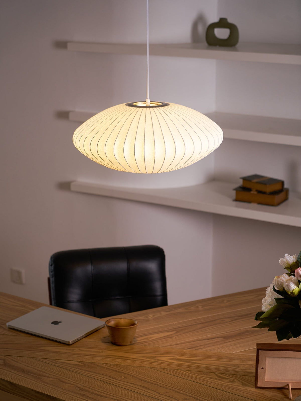 Nebula Bubble Mulberry Silk Pendant Lamp