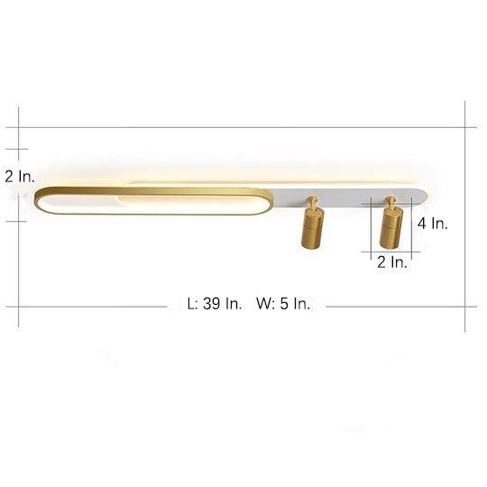 Spotlight Rectangles Metal Modernist Style Design Flush Mount Lighting LED Ceiling Light - Lamp Outdoor