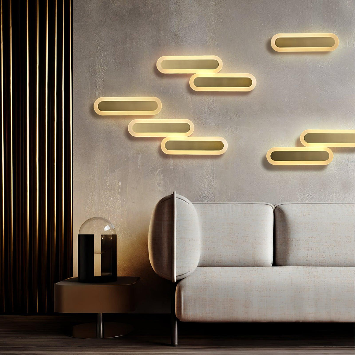 Solanelle Modern Minimalist Brass Wall Lamp