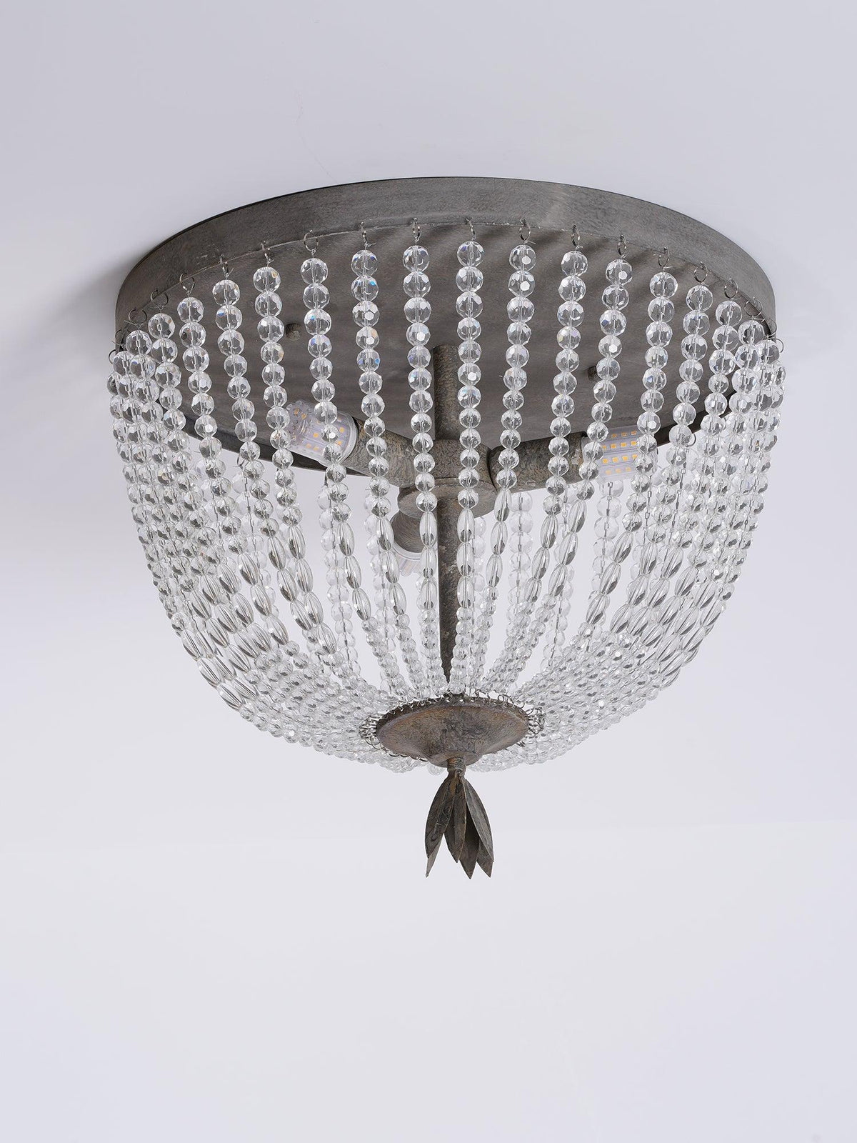 Farlan Ceiling Lamp with Crystal Bead Strands Luxury