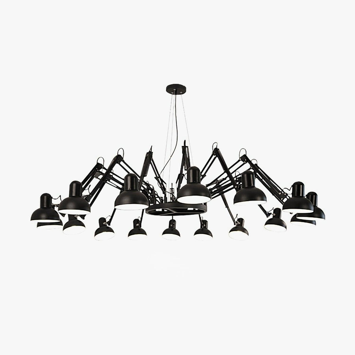 Livenu Chandelier Black Adjustable Multi Arm