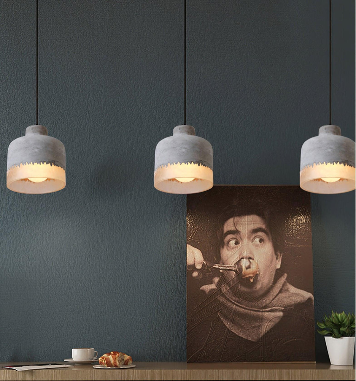 Dralen Resin Scandinavian Pendant Light