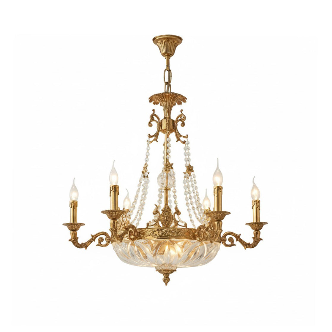 Emuma Brass Chandelier